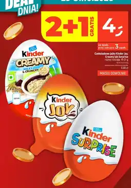 Dealz Kinder Czekoladowe jajka oferta