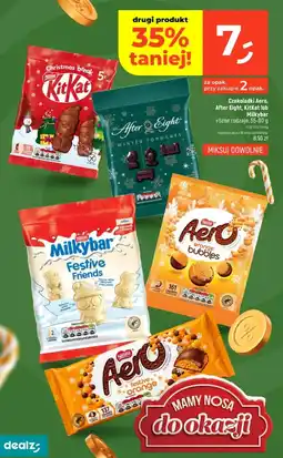 Dealz Czekoladki Aero, After Eight, KitKat lub Milkybar oferta
