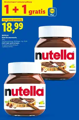 Lidl Nutella Krem do smarowania oferta