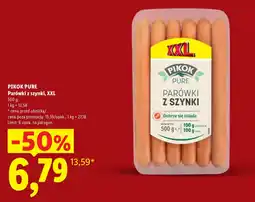 Lidl PIKOK PURE Parówki z szynki, XXL oferta