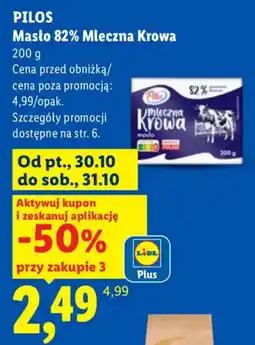 Lidl Masło 82% Mleczna Krowa oferta