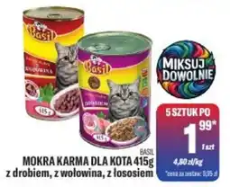 TomiMarkt Mokra karma dla kota z drobiem, z wołowiną, z łososiem oferta