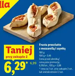 Lidl Frusta prosciutto z mozzarella i szynką oferta