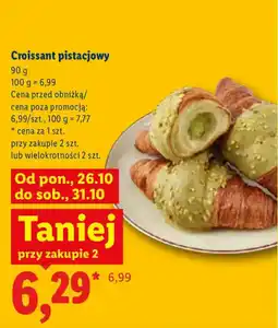 Lidl Croissant pistacjowy oferta