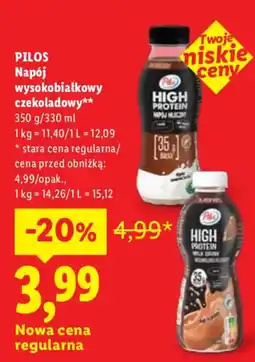 Lidl PILOS Napój wysokobiałkowy czekoladowy oferta