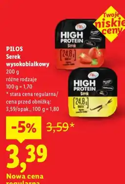 Lidl PILOS Serek wysokobiałkowy oferta