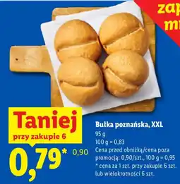 Lidl Bułka poznańska, XXL oferta
