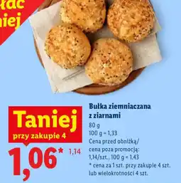 Lidl Bułka ziemniaczana z ziarnami oferta