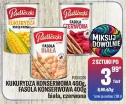 TomiMarkt Pudliszki Fasola biała, Fasola czerwona, Kukurydza konserwowa oferta