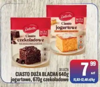 Ciasto Duża Blacha Delecta