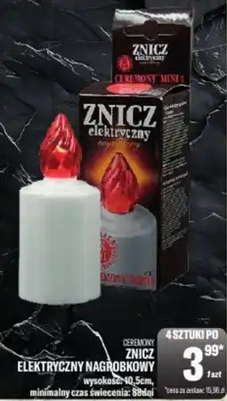 TomiMarkt Ceremony Znicz Elektryczny Nagrobkowy oferta