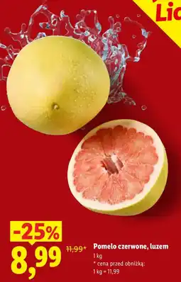 Lidl Pomelo czerwone, luzem oferta