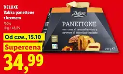 Lidl Babka panettone Deluxe z kremem oferta