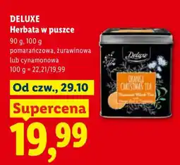 Lidl Herbata w puszce Deluxe oferta