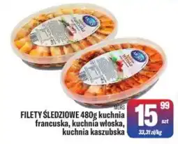 TomiMarkt Filety śledziowe 480g kuchnia francuska, kuchnia włoska, kuchnia kaszubska oferta
