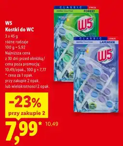 Lidl Kostki do WC W5 oferta
