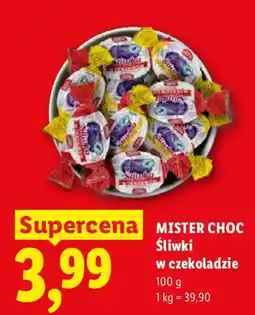 Lidl MISTER CHOC Śliwki w czekoladzie oferta