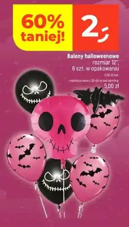 Dealz Balony halloweenowe oferta