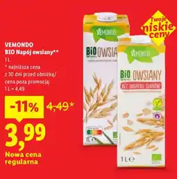 Lidl Vemondo bio napój owsiany oferta