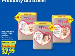 Lidl LUPILU PREMIUM Pantsy 4, 5 lub 6, jumbo bag oferta
