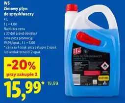 Lidl W5 Zimowy płyn do spryskiwaczy oferta