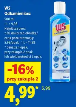 Lidl Odkamieniacz W5 oferta