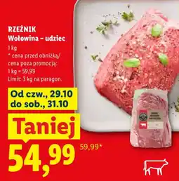 Lidl Wołowina - udziec oferta