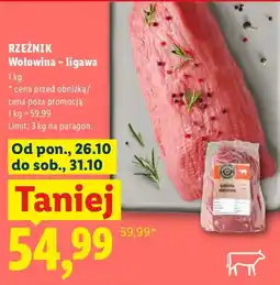 Lidl Rzeźnik Wołowina - ligawa oferta