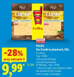 Lidl Ser Carski w plastrach, XXL oferta