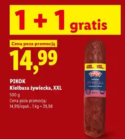 Lidl Kielbasa żywiecka, XXL oferta