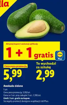 Lidl Awokado zielone oferta