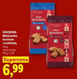 Lidl Favorina Miniciastka korzenne z czekoladą oferta