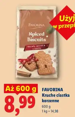 Lidl Favorina Kruche ciastka korzenne oferta