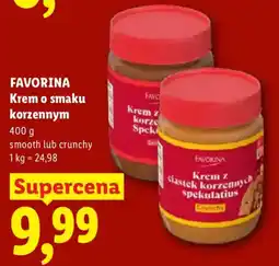 Lidl Favorina Krem z ciastek korzennych oferta