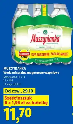 Lidl Woda mineralna magnezowo-wapniowa oferta