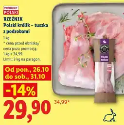Lidl Rzeźnik Polski Królik oferta
