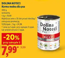Lidl Karma mokra dla psa Dolina Noteci oferta
