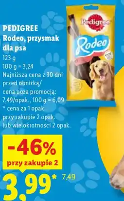 Lidl Pedigree Rodeo, przysmak dla psa oferta