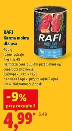 Lidl Karma mokra dla psa oferta