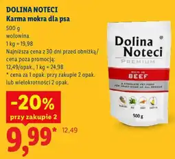 Lidl Karma mokra dla psa Dolina Noteci oferta