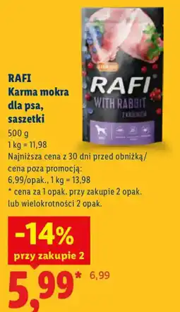 Lidl Karma mokra dla psa oferta