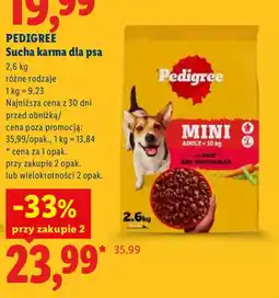 Lidl Sucha karma dla psa Pedigree oferta