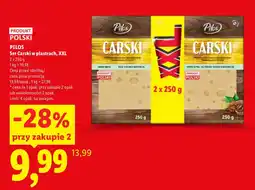 Lidl Pilos Ser Carski w plastrach, Xxl oferta