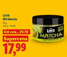 Lidl LOYD BIO Matcha oferta