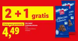 Lidl Fin carré czekolada mleczna oferta