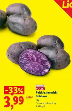 Lidl Polskie ziemniaki fioletowe oferta