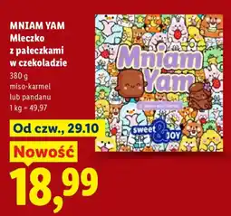 Lidl Mniam Yam Mleczko z pałeczkami w czekoladzie oferta