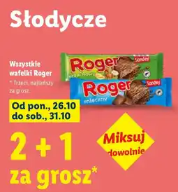 Lidl Wafelki Roger oferta