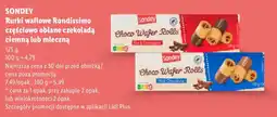 Lidl Rurki waflowe Rondissimo oferta