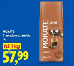 Lidl MOKATE Crema, kawa ziarnista oferta